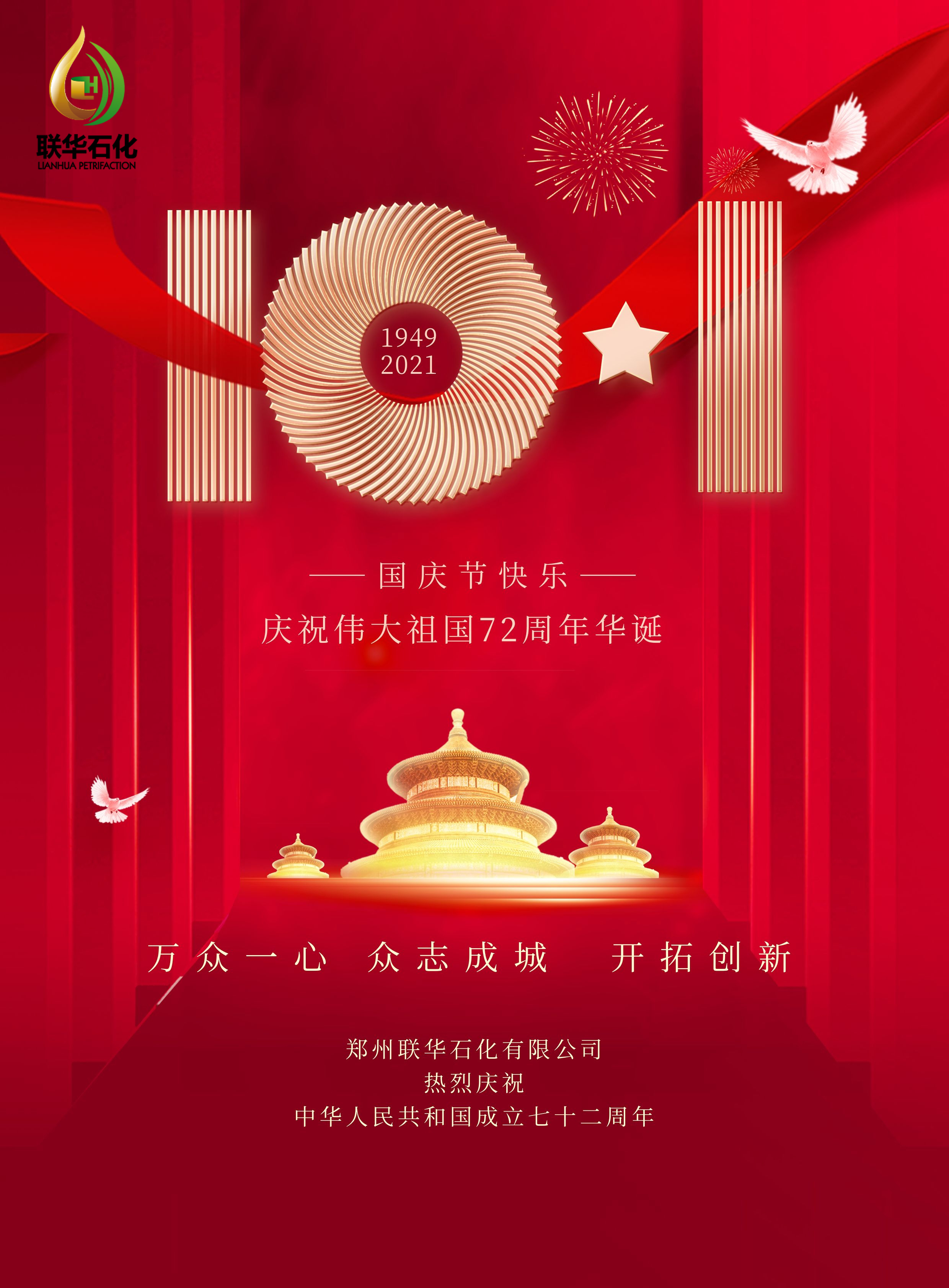 峥嵘岁月，砥砺前行 ---庆祝歌颂中华人民共和国成立72周年(图2)